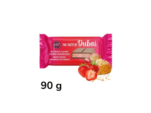 Elit Dubai ChokoladeJordbær 90g TUR