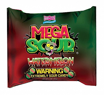 Barnetts Mega Sour Vandmelon 104g
