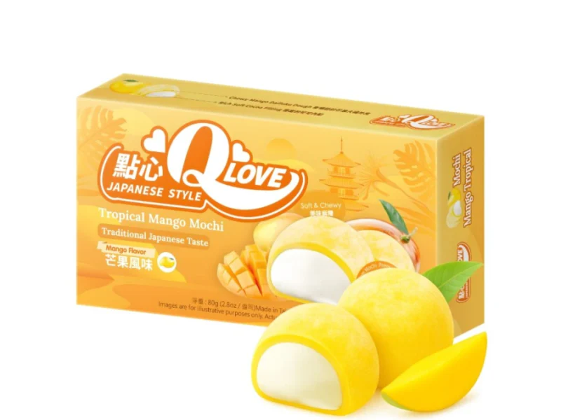 QLove Cremet Mango Dobbelt Fyld Mochi