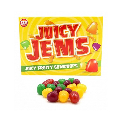 Zed Candy Juicy Jems Gumdrops 120g – Frugtvingummi