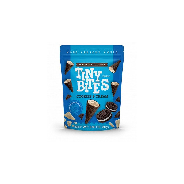Tiny Bites Waffle Cones Cookies and Cream