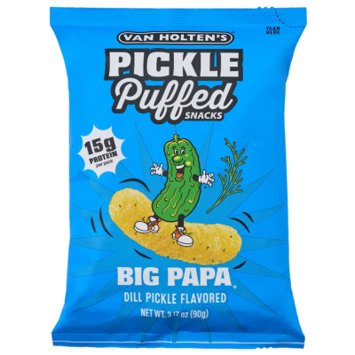 Van Holten's Big Papa - Pickle & Dill Flavour Puffed Snacks