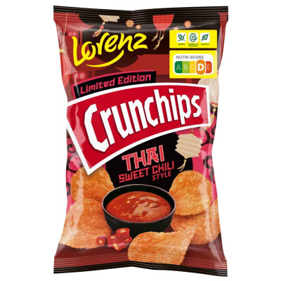 Crunchips Thai Sweet Chili – Sprøde chips med sød chili | SlikOasen