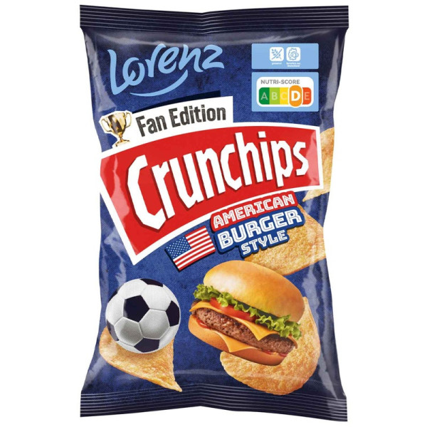 Crunchips Fan Edition American Burger Style 130g