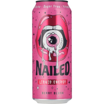 Nailed Berry Blush – Sugar Free energidrik med bærsmag | SlikOasen