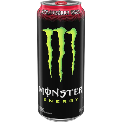 Monster Energy Strawberry Shot 473 ml – Energidrik med jordbærsmag