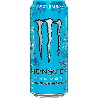 Monster Ultra Blue Hawaiian 473 ml – Sukkerfri energidrik