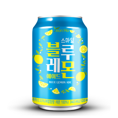 Yeon Ho Blue Lemon Ade 340ml – Koreansk Lemon Drik | Eksotisk Sodavand Danmark