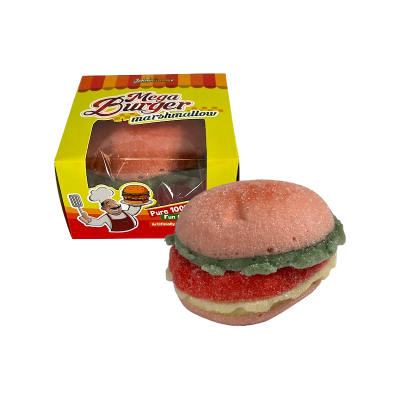 Mega Burger Marshmallow – Sjovt Burger Slik