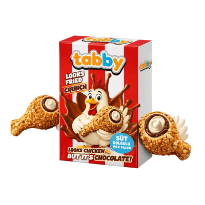 Tabby Chocolate Chicken – Sjov chokolade snack | SlikOasen