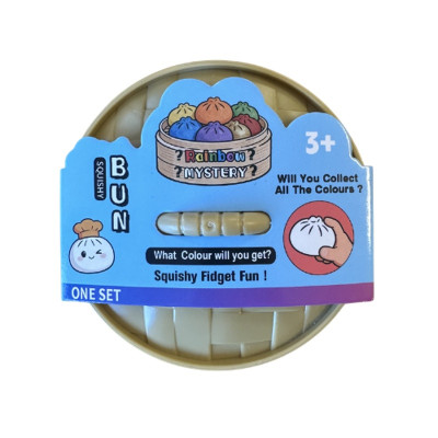 Squishy Fidget Bun Rainbow Mystery – Populært squishy legetøj