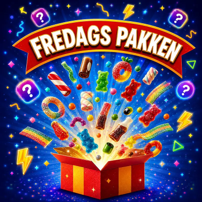 Fredags Pakken – Den ultimative blandede weekendpakke | SlikOasen