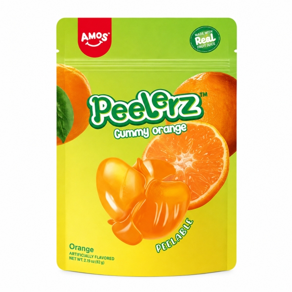 Amos Peelerz Gummy Orange