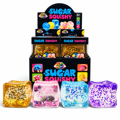 Sugar Squishy Glitter – Squishy & Fidget Legetøj | SlikOasen