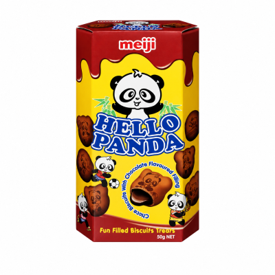 Meiji Hello Panda Chocolate 50 g – Kiks med chokoladefyld | SlikOasen