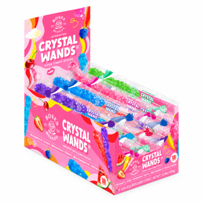 Crystal Wands Rock Candy Sticks