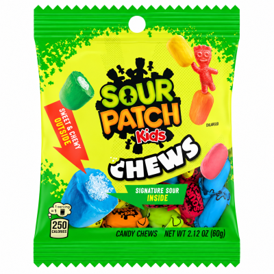 Sour Patch Kids Chews 60g | Amerikansk slik | SlikOasen