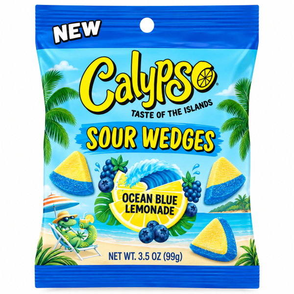 CALYPSO OCEAN BLUE LEMONADE SOUR WEDGES