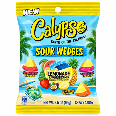 Calypso Sour Wedges Lemonade Mix 99g | SlikOasen