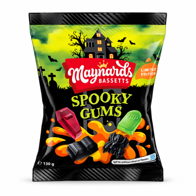 Maynards Bassetts Spooky Gums 110 g – Halloween slik
