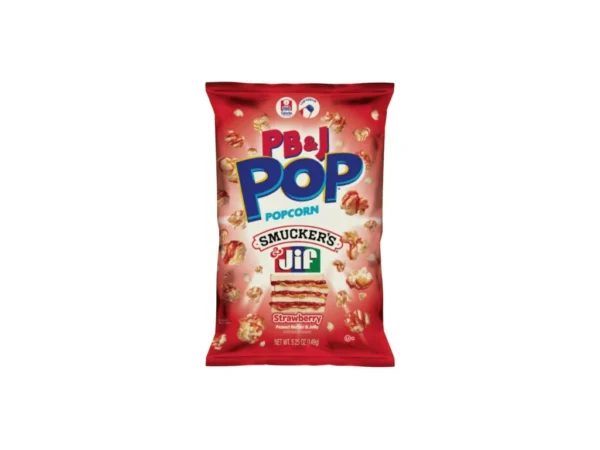 Candy Pop Peanut Butter and Strawberry Popcorn 149g USA